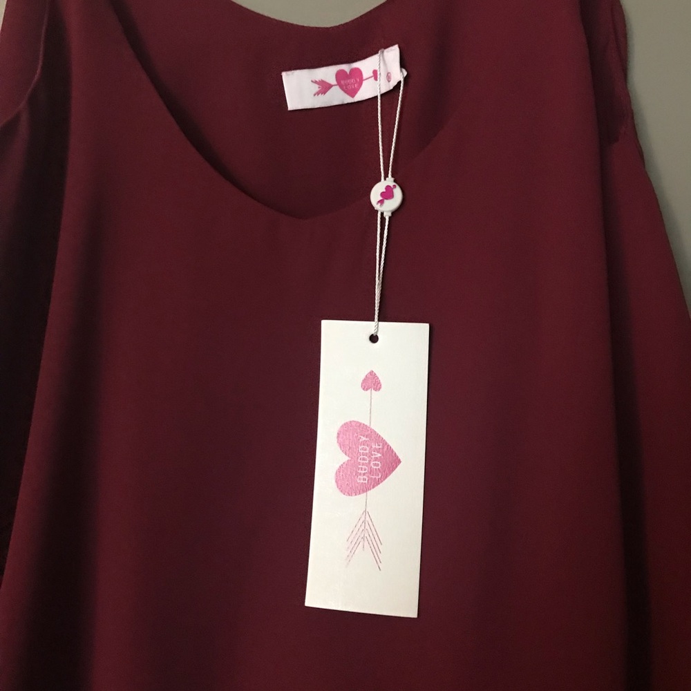 BuddyLove Maroon Holly Tank - Picture 3 of 4